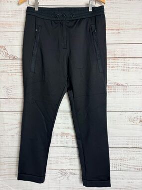 Summum Women's Black Stretch Straight Leg Pants size 40 designed in Holland